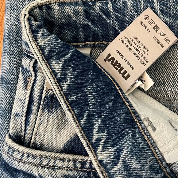 Mavi Light Blue High-Rise Loose Straight Jeans - Picture 8 of 11